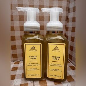 NEW B&BW(2) Kitchen Lemon foaming hand soap 8.75 fl oz each